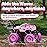 Threeking 1:16 Waterproof Pink RC Monster Truck Toys Amphibious Remote Control Car Pickup 4WD All-Terrain Toy Gift for Girls Ages 6 7 8 9 10 11 12 Durable Off-Road Fun for Indoor & Outdoor Play