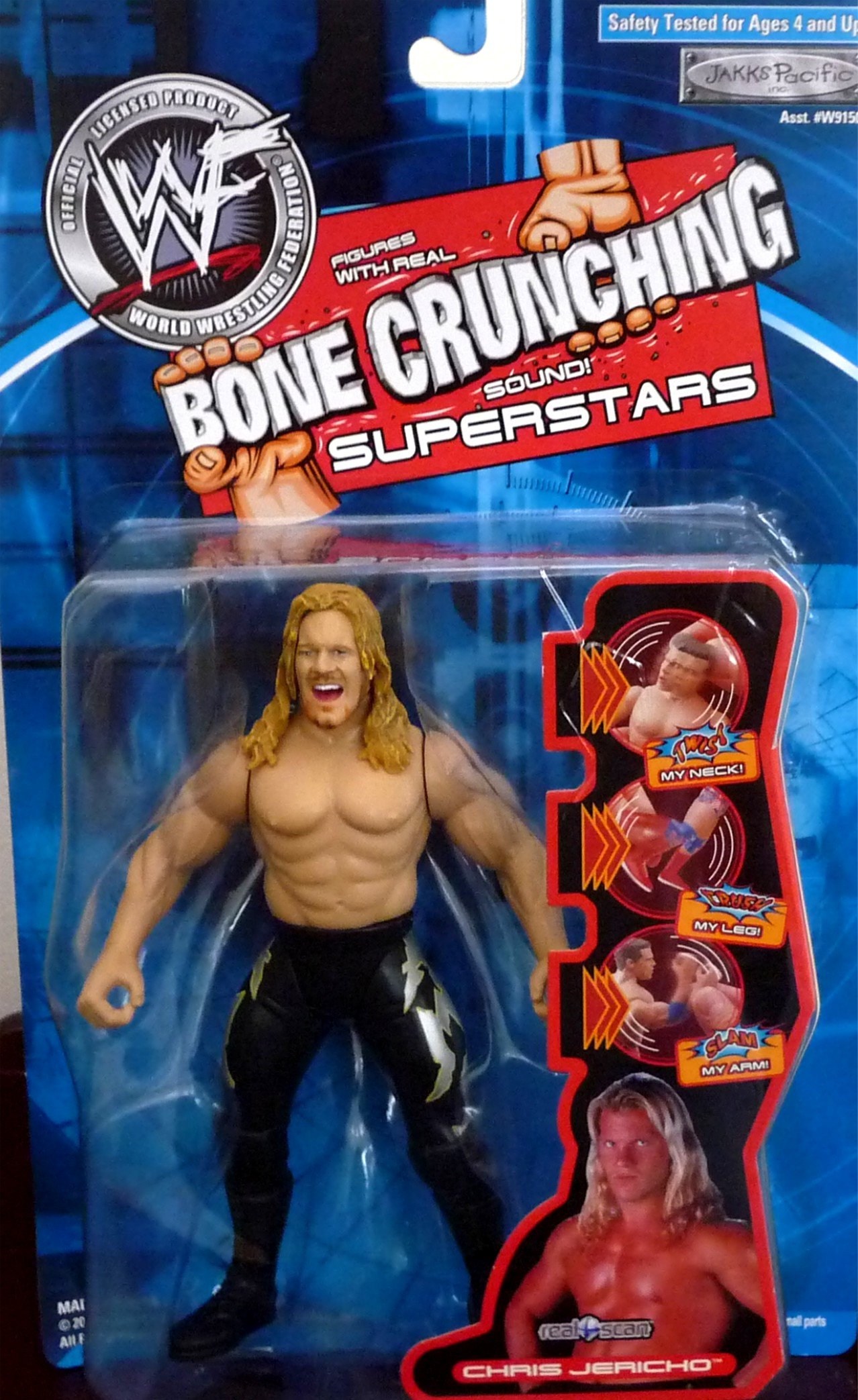 Jakks Pacific WWF Bone Crunching Superstars Chris Jericho WWE