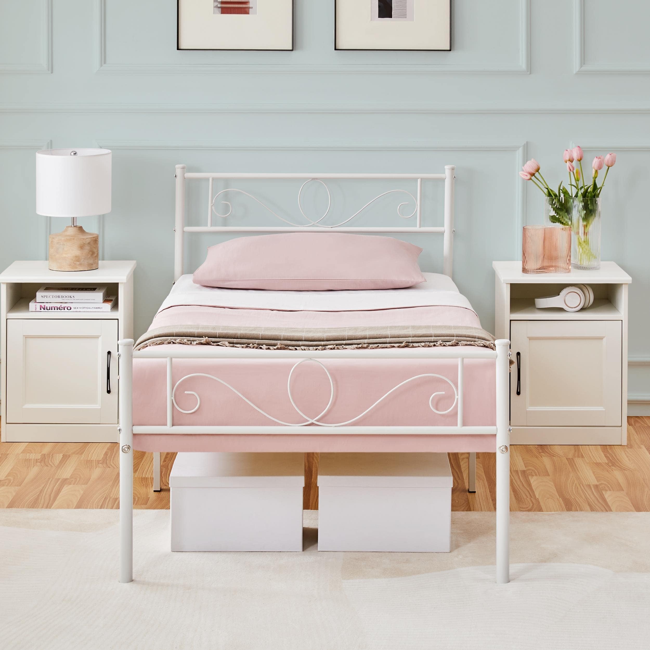 Daybed Sofa Bett 90x190cm - Metallbett Für Wohnzimmer & Gäste