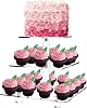 Jusalpha 3 Tier Strong Acrylic Square Cupcake Stand, Dessert Display Tower (Clear, 1)