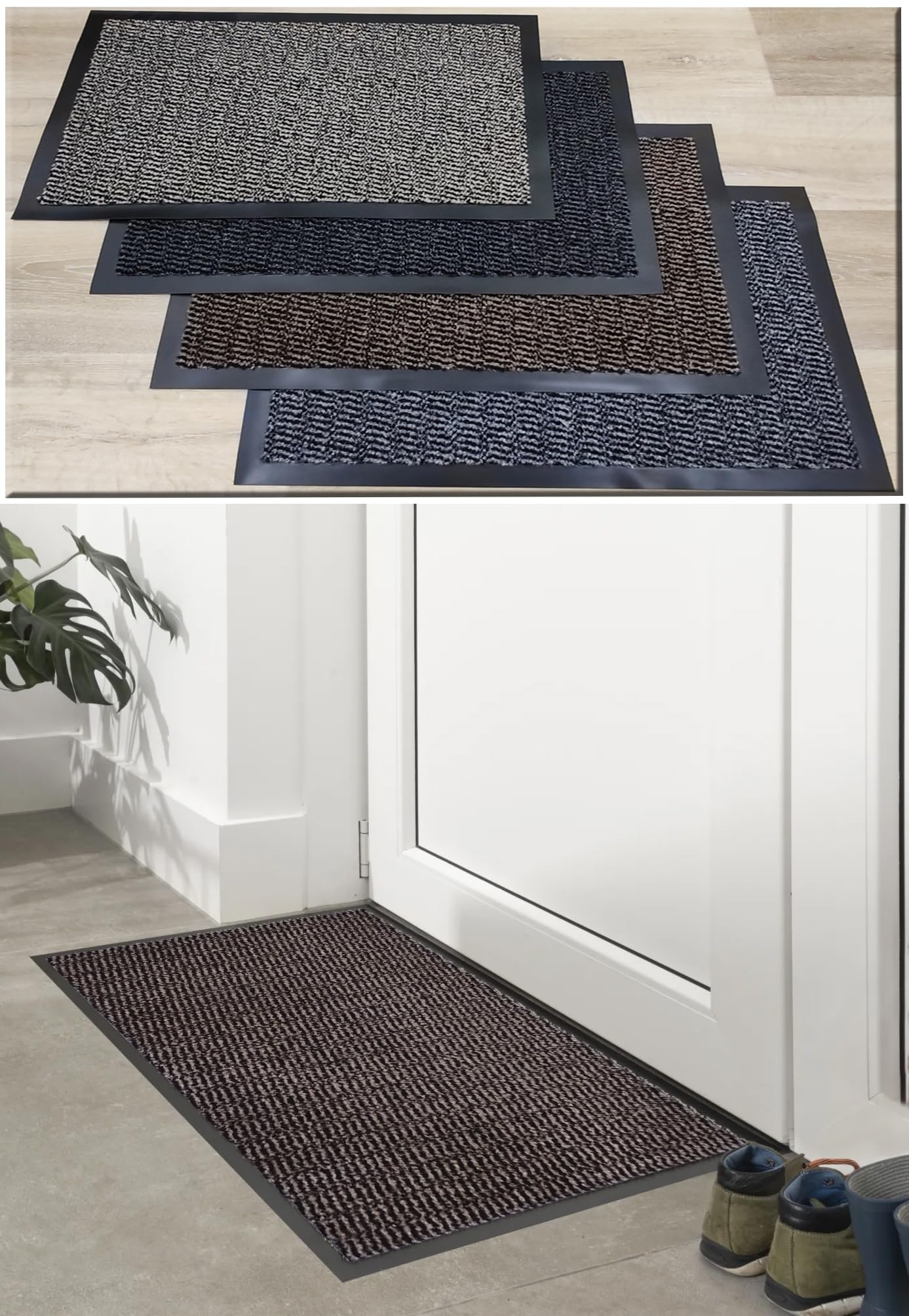 Paillasson extérieur et intérieur en moquette antidérapante imperméable