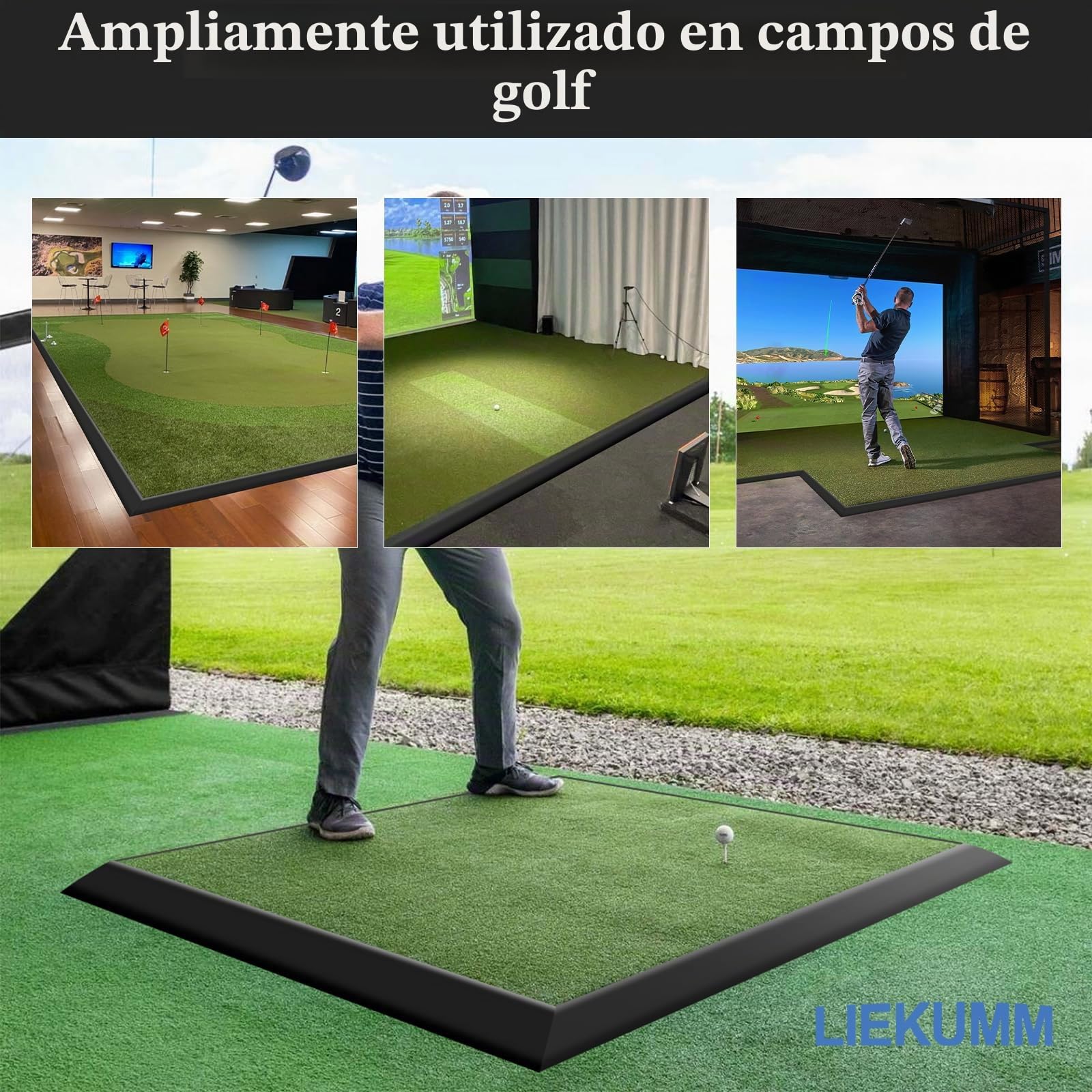 LIEKUMM Rampa Goma umbrales, Altura 3 cm, Cortable Rampa Silla de Ruedas