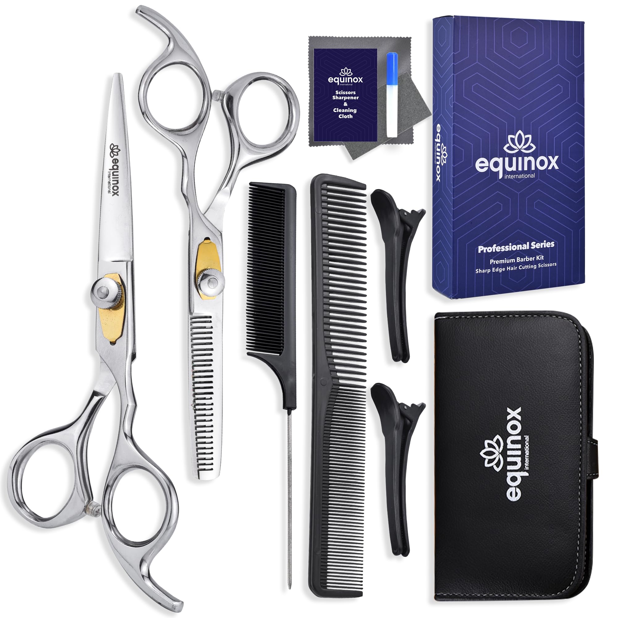 Amazon.com : Equinox Professional Hair Scissors Set - Premium