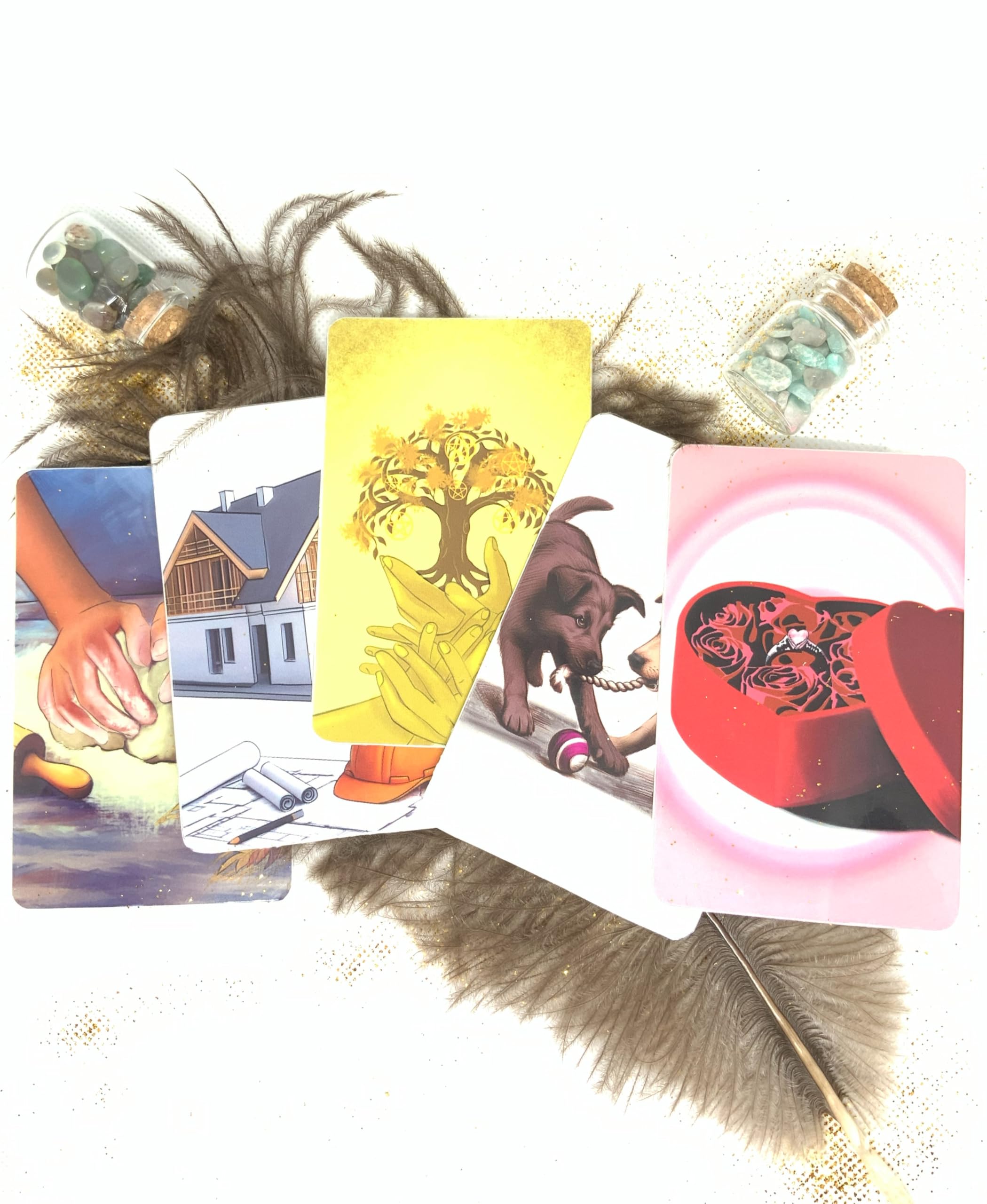 Tarot Universo Alternativo ® - Cartas de Tarot en español, intuitivo con explicaciones en el Reverso. Aprendizaje fácil para Principiantes, con Video-guía. + Runas | UAKARELI (Cartas de Tarot)