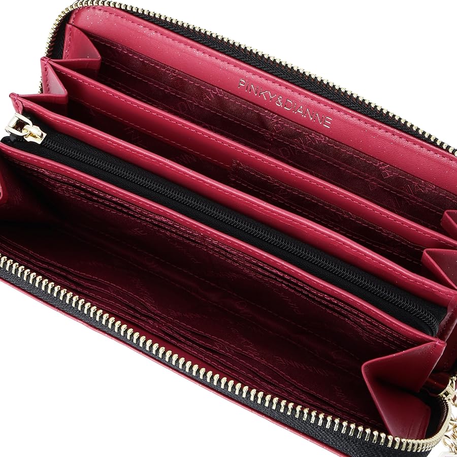 Amazon | [ピンキーアンドダイアン] ラウンドファスナー長財布