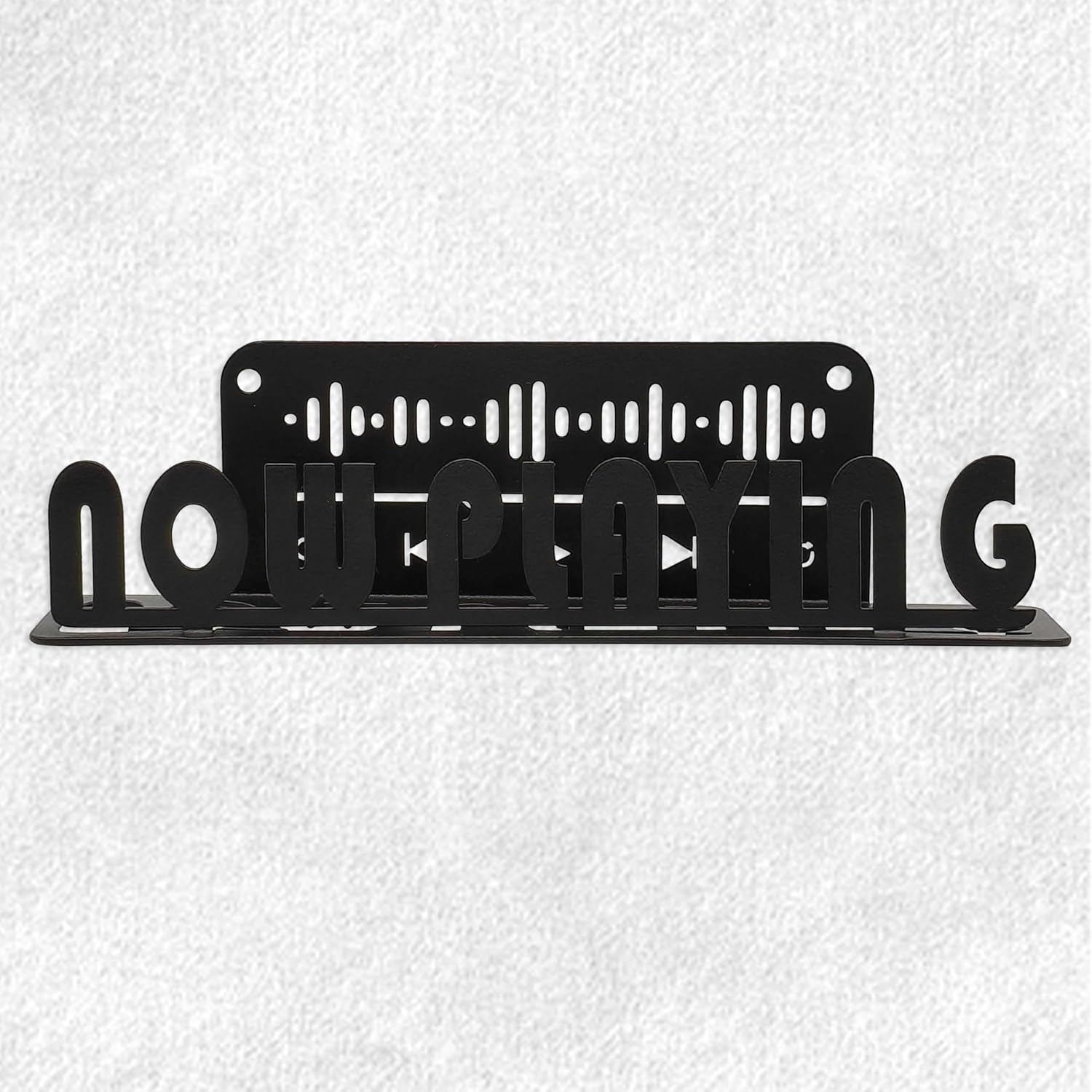Now Playing Vinyl Record Holder, Black
