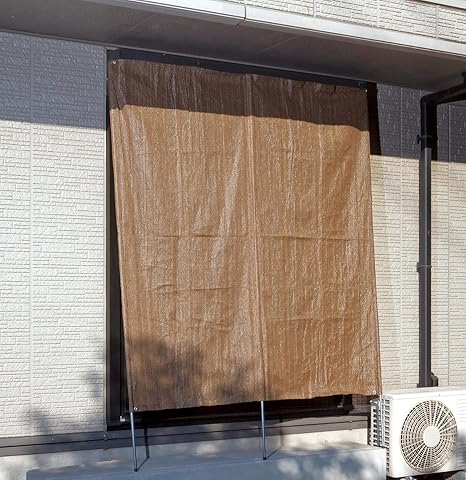 Amazon 武田コーポレーション 日除け シェード バルコニー 庭 ブラウン 0 270cm スタンドオーニング9尺 ブラウン Ston27a Diy 工具 ガーデン