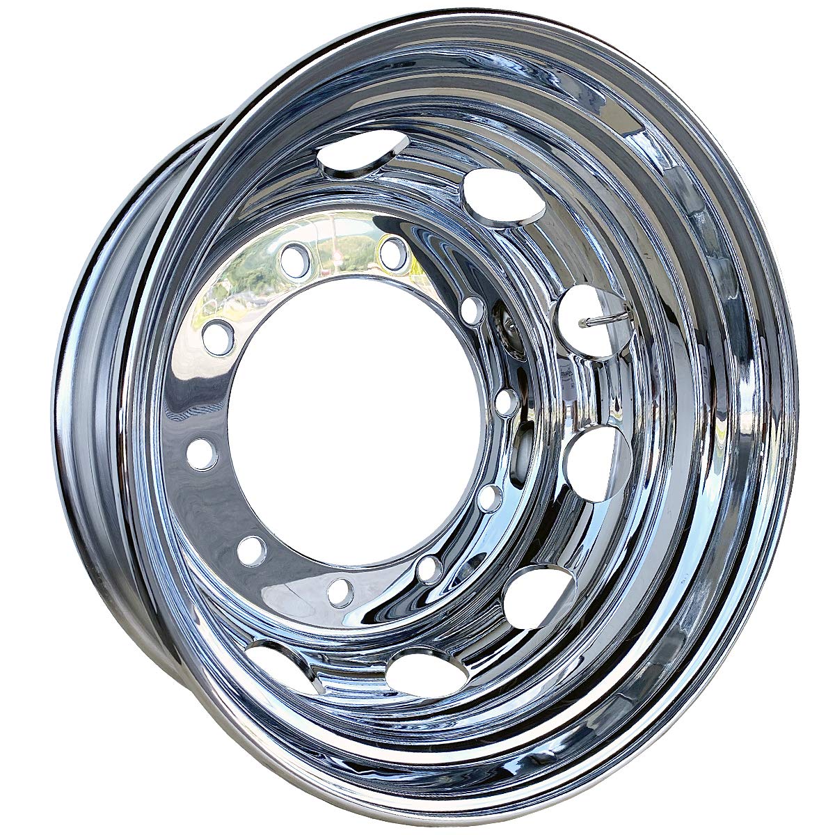 Amazon | メッキホイール 22.5×7.50 10穴 新ISO 大型 トラック ダンプ  