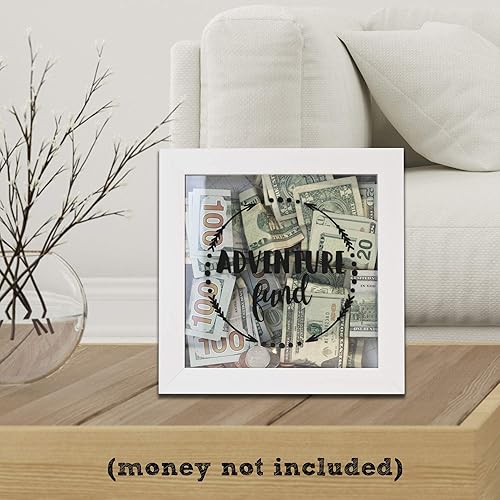 Vista 11 de Lawrence Frames Marco de caja de sombra negra de 8x8 Adventure Fund