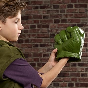 Marvel Spider-Man: Brand New Day Hulk Gama Parçalama Yumrukları, Kostümlü Oyunlar için Yumuşak Köpükten Süper Kahraman Rol Yapma Oyuncakları, 5 Yaş ve Üzeri