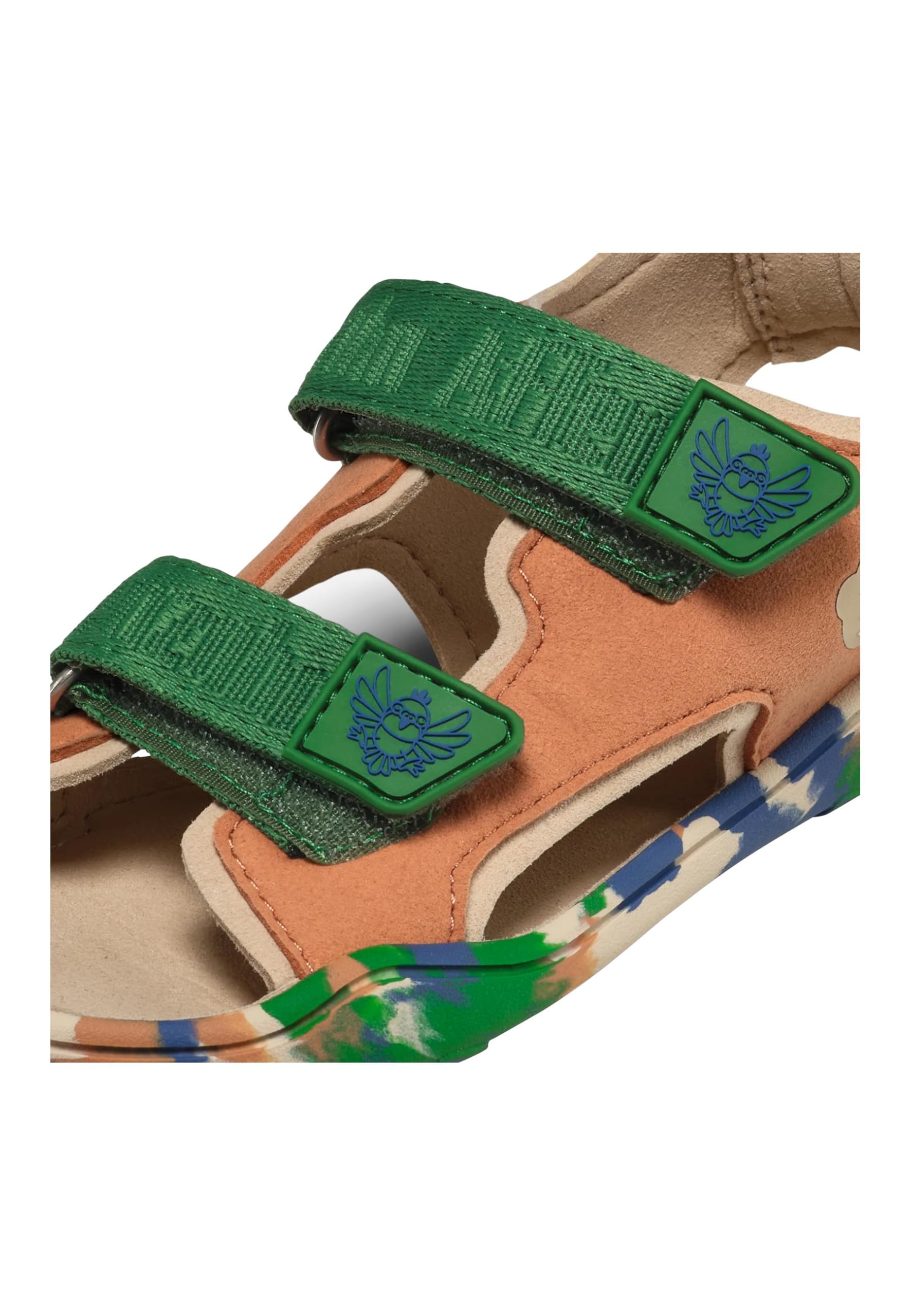 Affenzahn Sandale Vegan Airy Chaussures à Scratch, antidérapantes, Flexibles, aérées et légères pour l'été, Taille 21-32