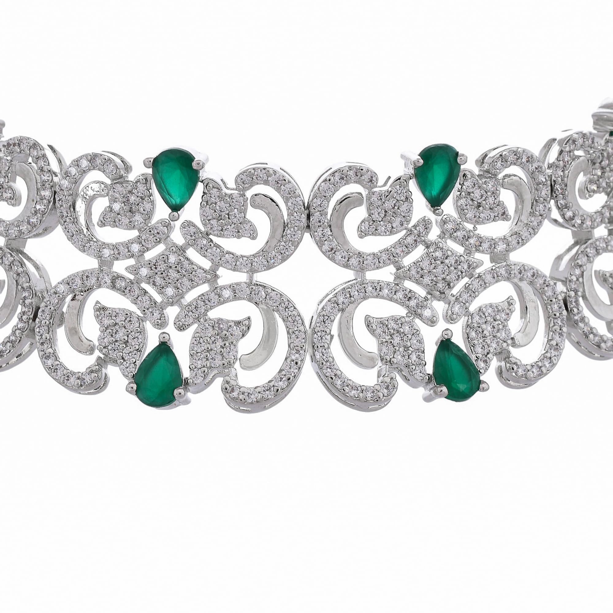 Taj Jahan Necklace Set, Regal Design