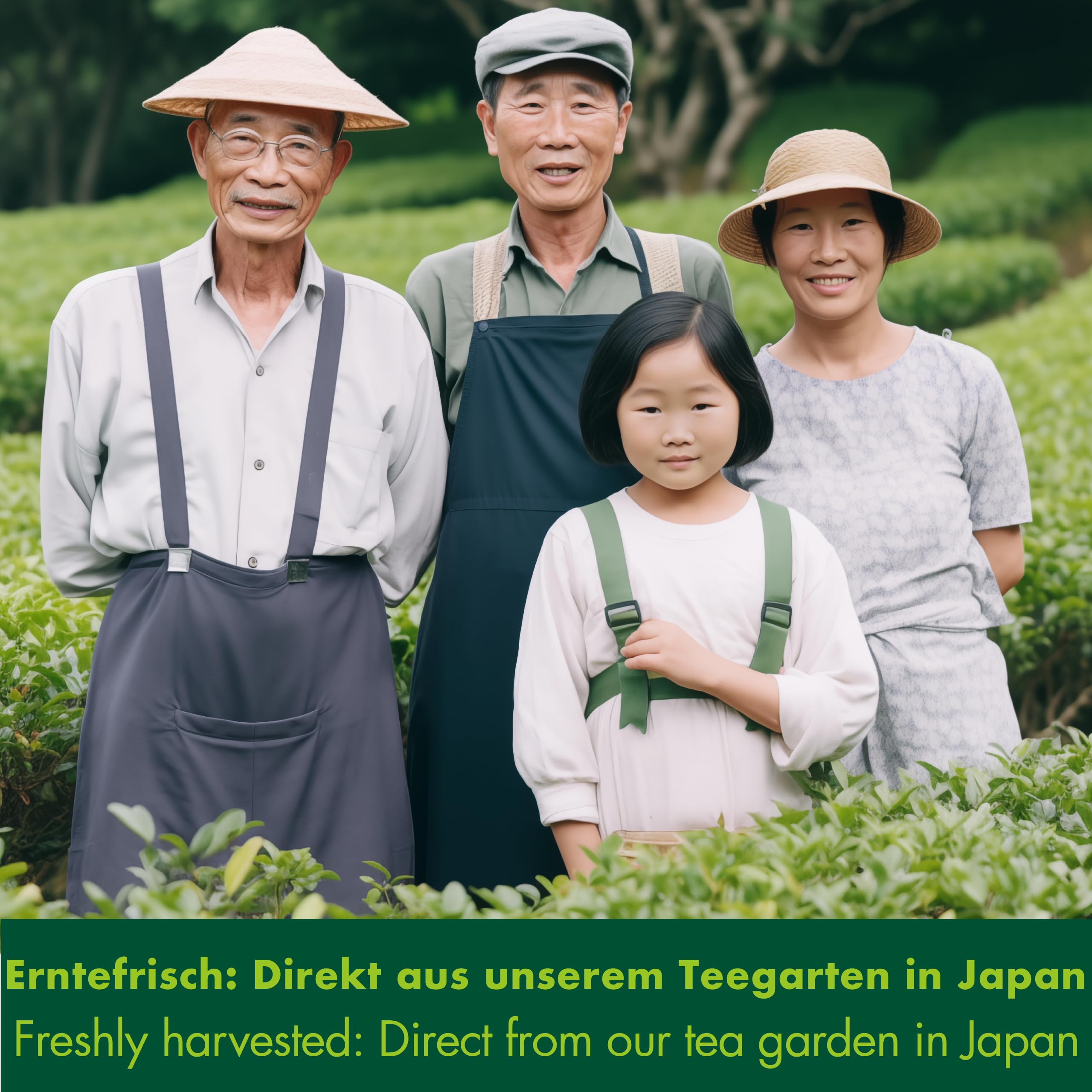 Tè verde Gyokuro biologico raccolto a mano dal Giappone - Tè ombra Specialità di di tè verde giapponese, 120 g