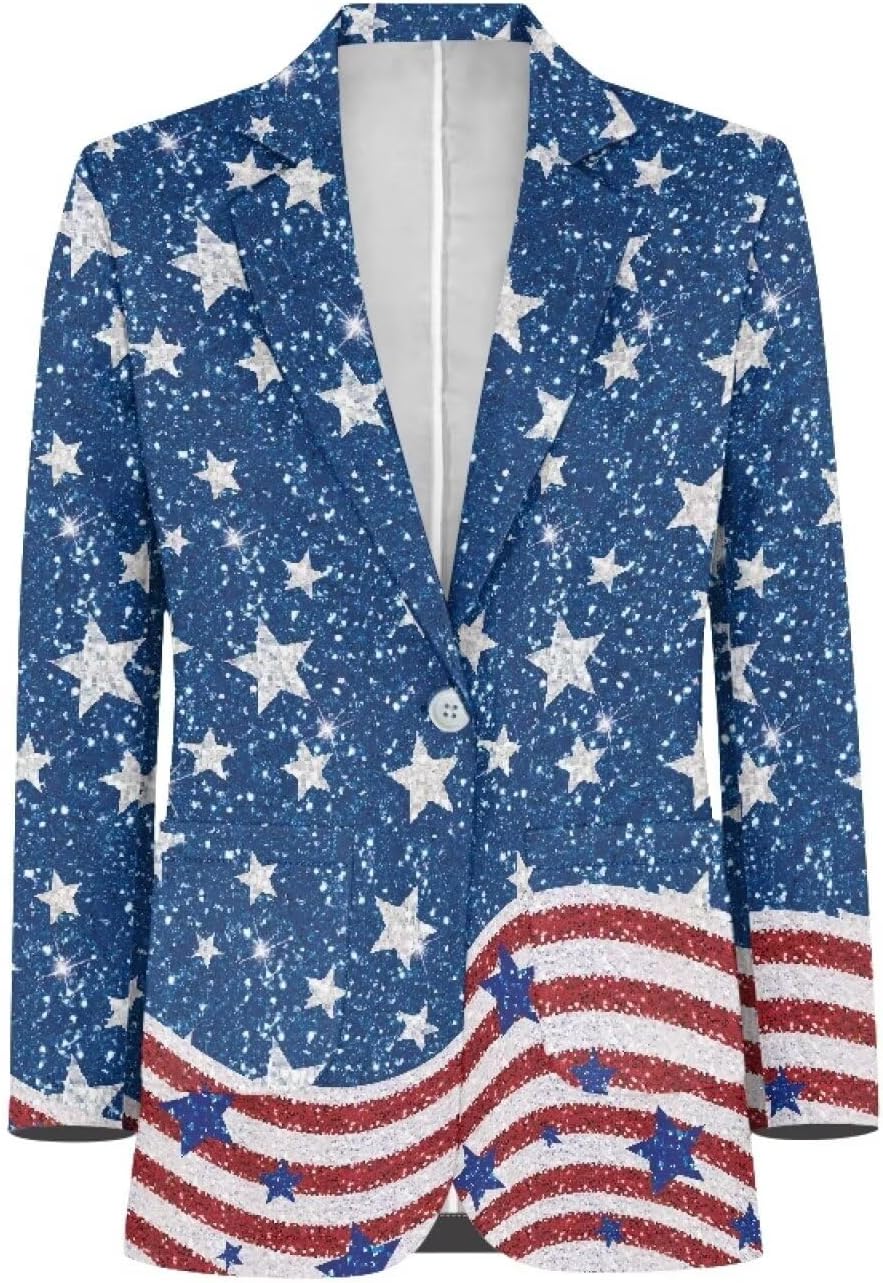 Men's Casual Lapel Blazer Muticolor One Button Suit Regular Fit Sports Coats Jackets for Prom,Party,Dinner - Image 3