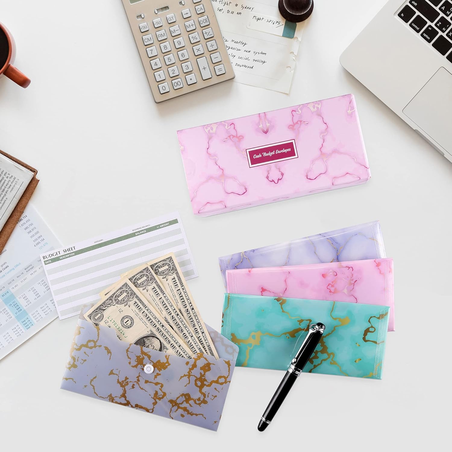Master Your Budget with Lpraer’s Stylish 15 Pack Cash Envelopes!