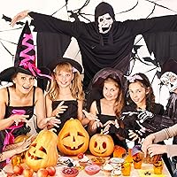 Vista 6 de Kolewo4ever 12 piezas de ramequines de calabaza de otoño, cuencos de cerámica para Acción de Gracias, cuenco de calabaza de 6 onzas, apto