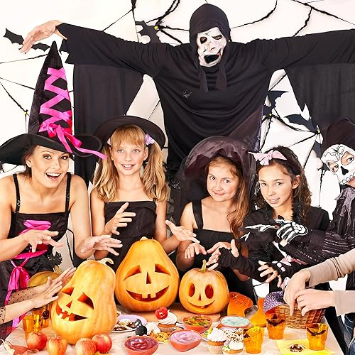 Miniatura 6 de Kolewo4ever 12 piezas de ramequines de calabaza de Acción de Gracias, cuencos de cerámica, cuenco de calabaza de 6 onzas, apto para horno, para