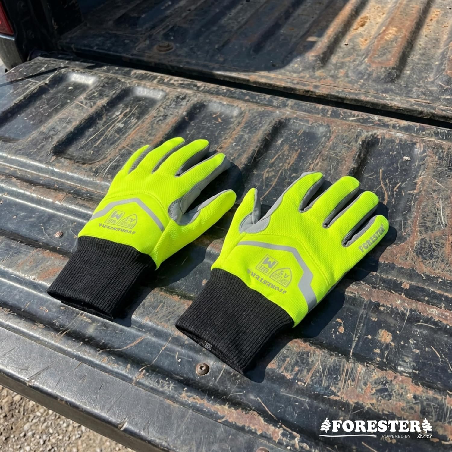 FORESTER Cut Resistant Work Gloves | Cut Level 5 Gloves for Arborists, Construction & Mechanics | ANSI Puncture 3