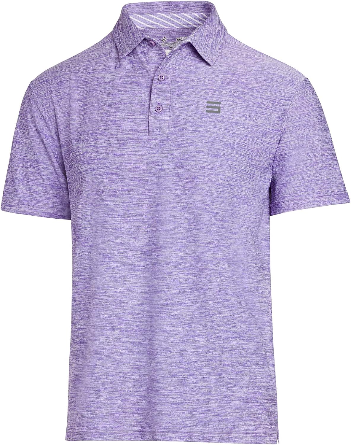 Three Sixty Six - Camisetas de golf para hombre, camiseta tipo polo de manga corta con cuello atlético e informal y material Dry-Fit