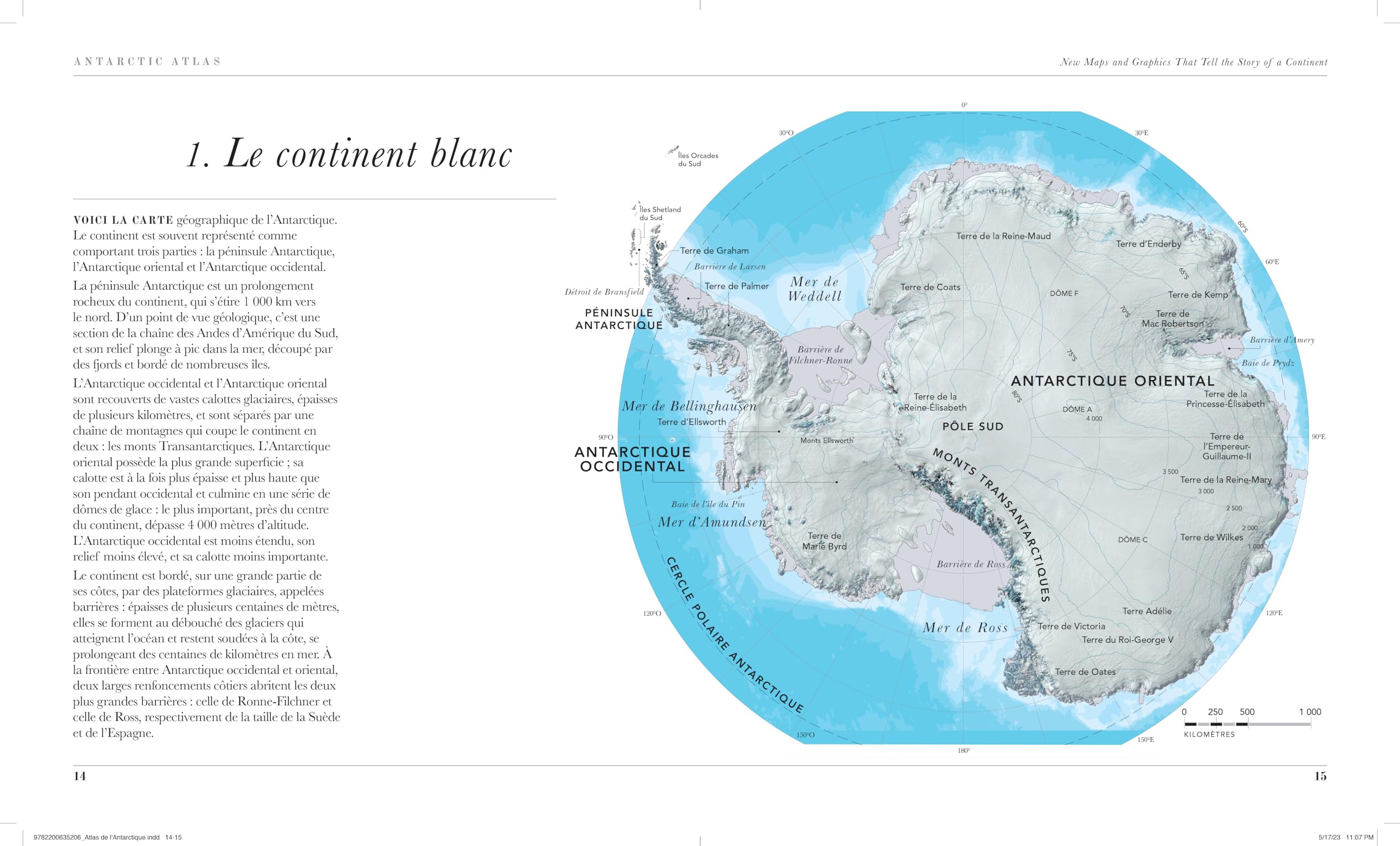 Atlas de l'Antarctique