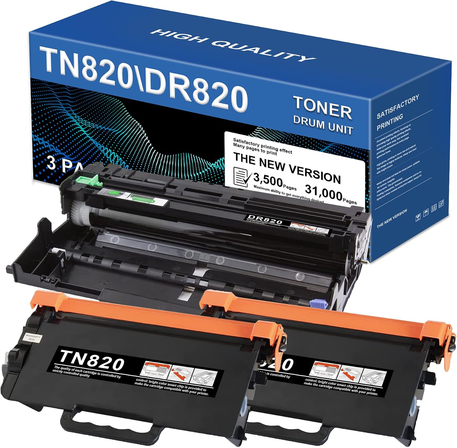 Buy MAOW Compatible TN820 DR820 TN820 