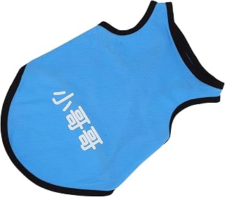 Sleeveless Pet Vest Breathable Mesh Cooling Waistcoat Blue XL for Dogs Cats Puppy Summer Clothes