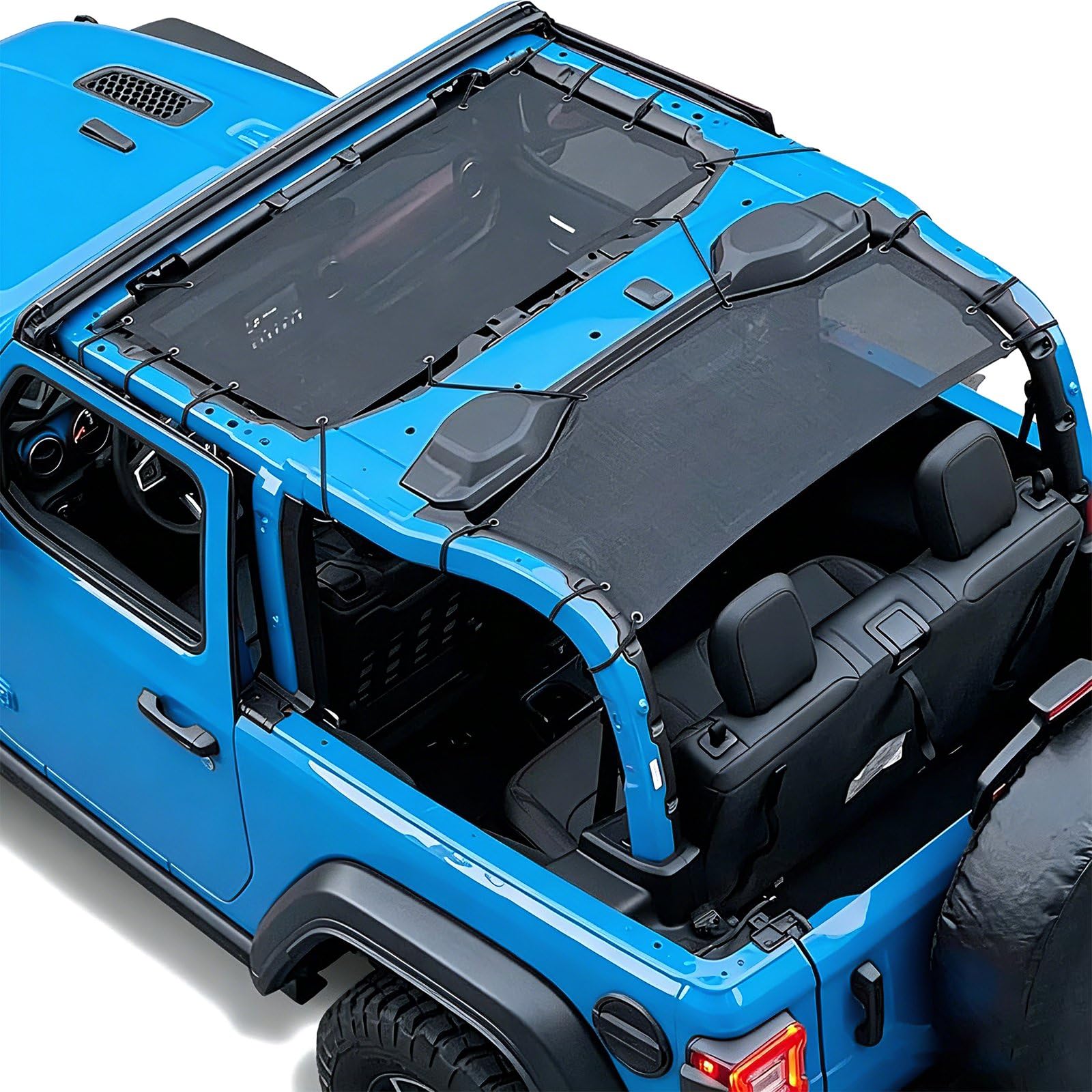 2-drzwiowy daszek przeciwsłoneczny kompatybilny z Wrangler 2