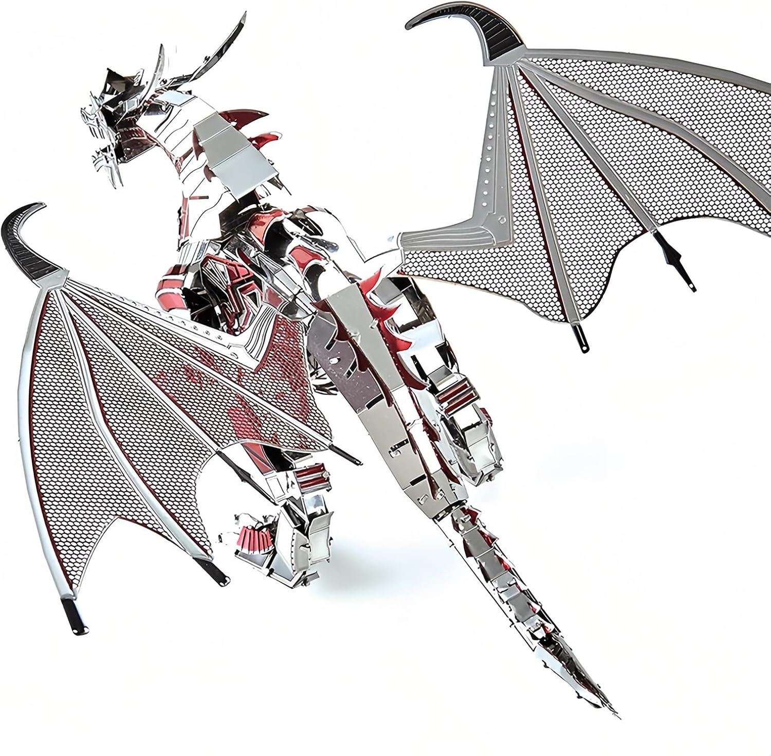 3D Metal Puzzle for Adults,Flying Dragon Puzzle Building Set，3D Metal Model Kit, Brain Teaser Puzzles DIY Assembling for Stress Relief - High end Men's GIF