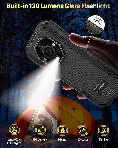 Miniatura 8 de Ulefone Armor X32 - Teléfono resistente desbloqueado, 12 GB + 128 GB MTK Helio G91, visión nocturna de 48 MP20 MP, 5500 mAh, pantalla Corning