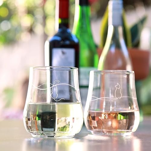 Miniatura 9 de Libbey Modern Pets Meow - Vasos multiusos de 17 onzas, juego de 4