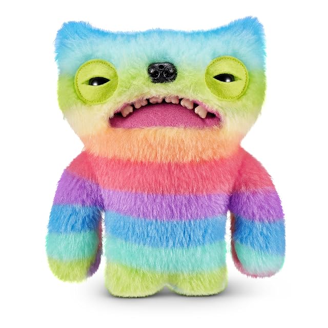Fuggler Surtido Fart Face de 23 cm Serie 1 de ZURU, Juguete de Peluche Funny Ugly Monster (Wide Eyed Weirdo – Multi)