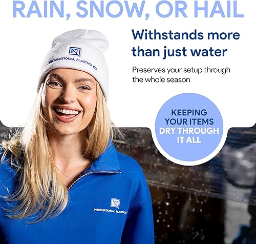 Miniatura 7 de International Plastics R - Mini película elástica industrial con asa de 5 pulgadas calibre 80 para envoltura de paletas suministros de mudanza