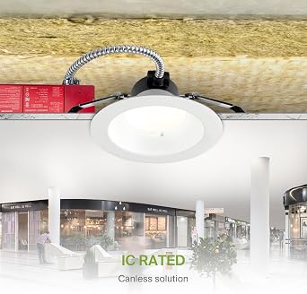 ASD Commercial LED Downlight 6 Inch with Emergency Battery Backup 15W