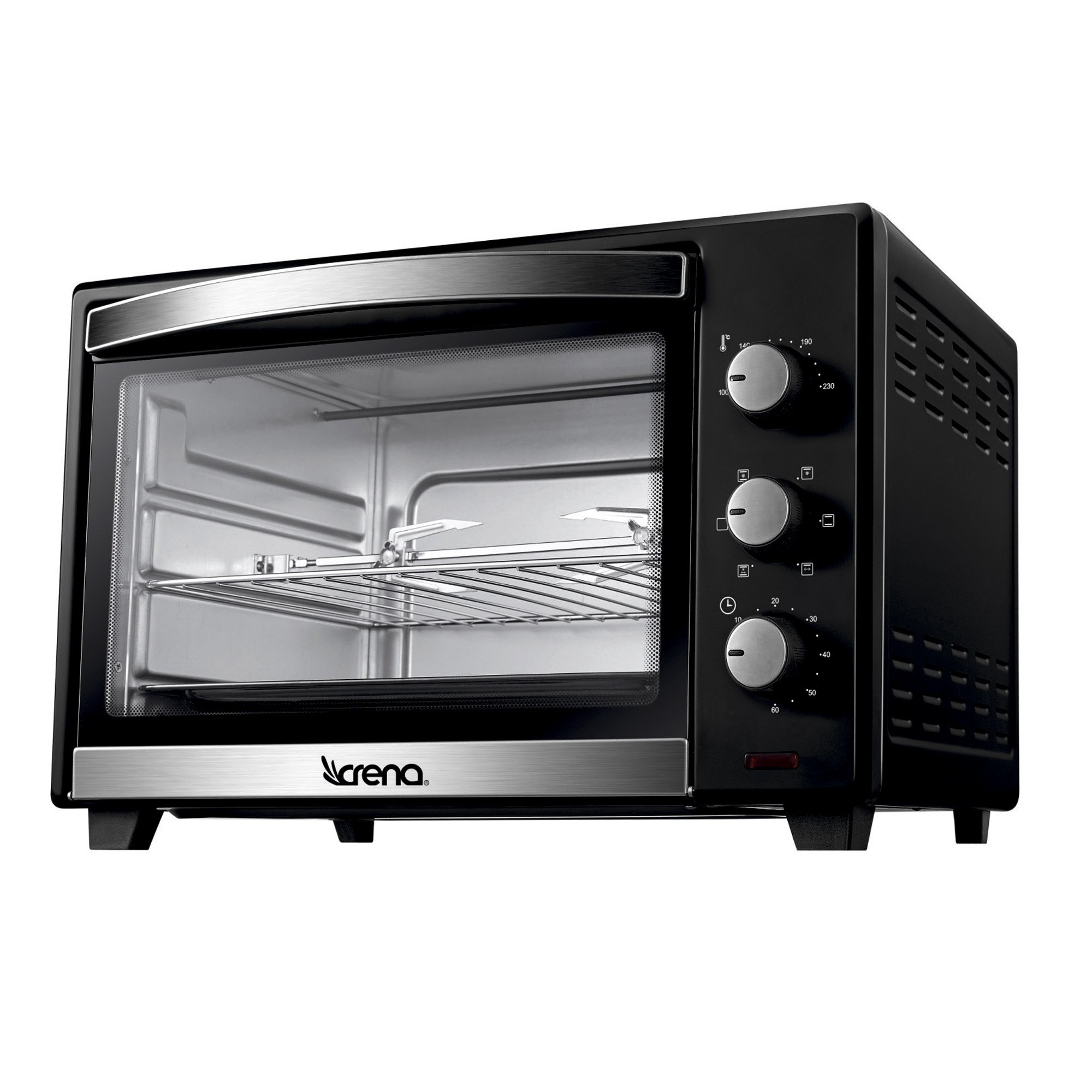 Crena 8752 - Horno, 35 l, 1600 W, color negro