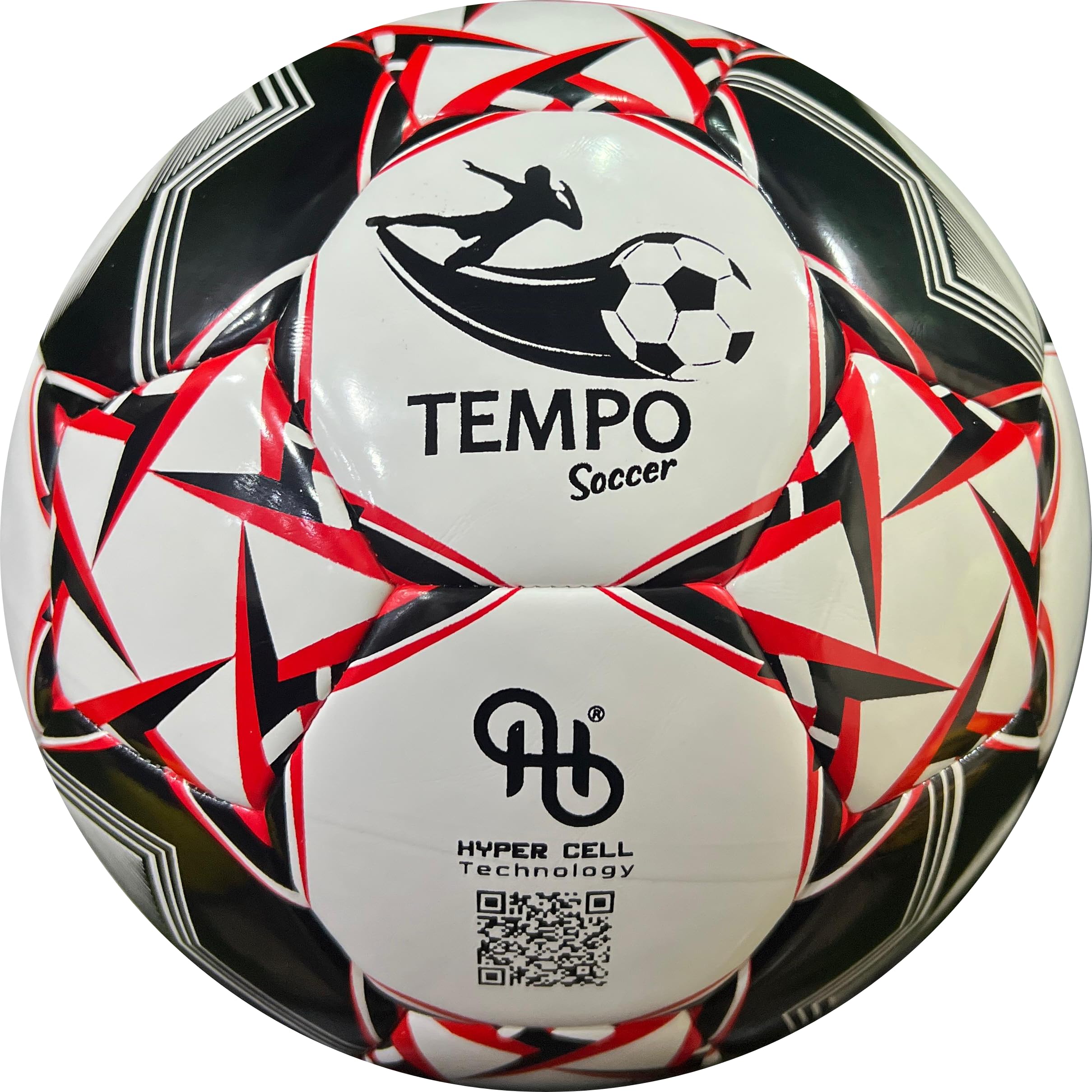 Pallone da Calcio, Misura Regolare N. 5 Ufficiale, Pallone da Allenamento Outdoor in PU, Idea Regalo per Tifosi e Amanti del Calcio Adulti e Bambini TS-1600 Design Champions Rossonero