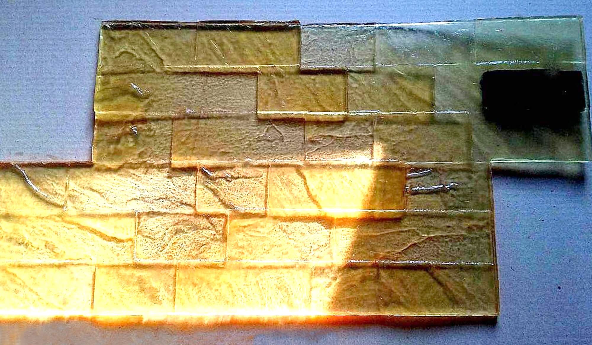 Polyurethane Mat Stamp GREEK SLATE | Texturing Pattern Decorative Concrete Cement Imprint Texture Stamping, 500 ? 300 mm | 19,68'' ? 11,81''