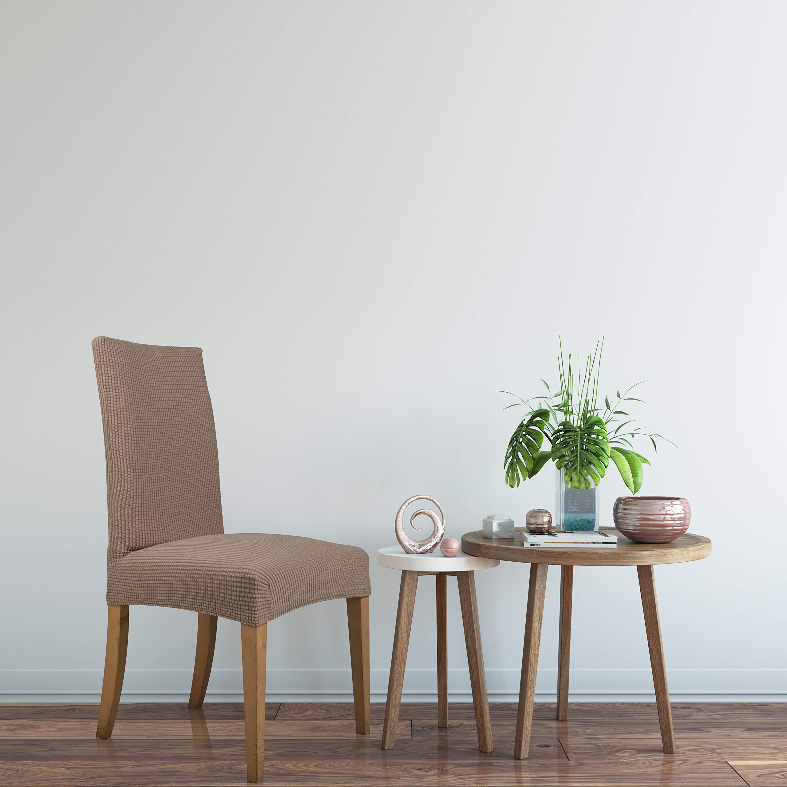 Housse De Chaise élastique Imperméable - Tissu Polyester Anti-fuite Profilé Pour Maison Bureau Restaurant - 3