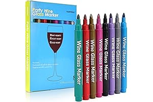 Metallic Wine Glass Markers: The Key to Distinctive Stemware