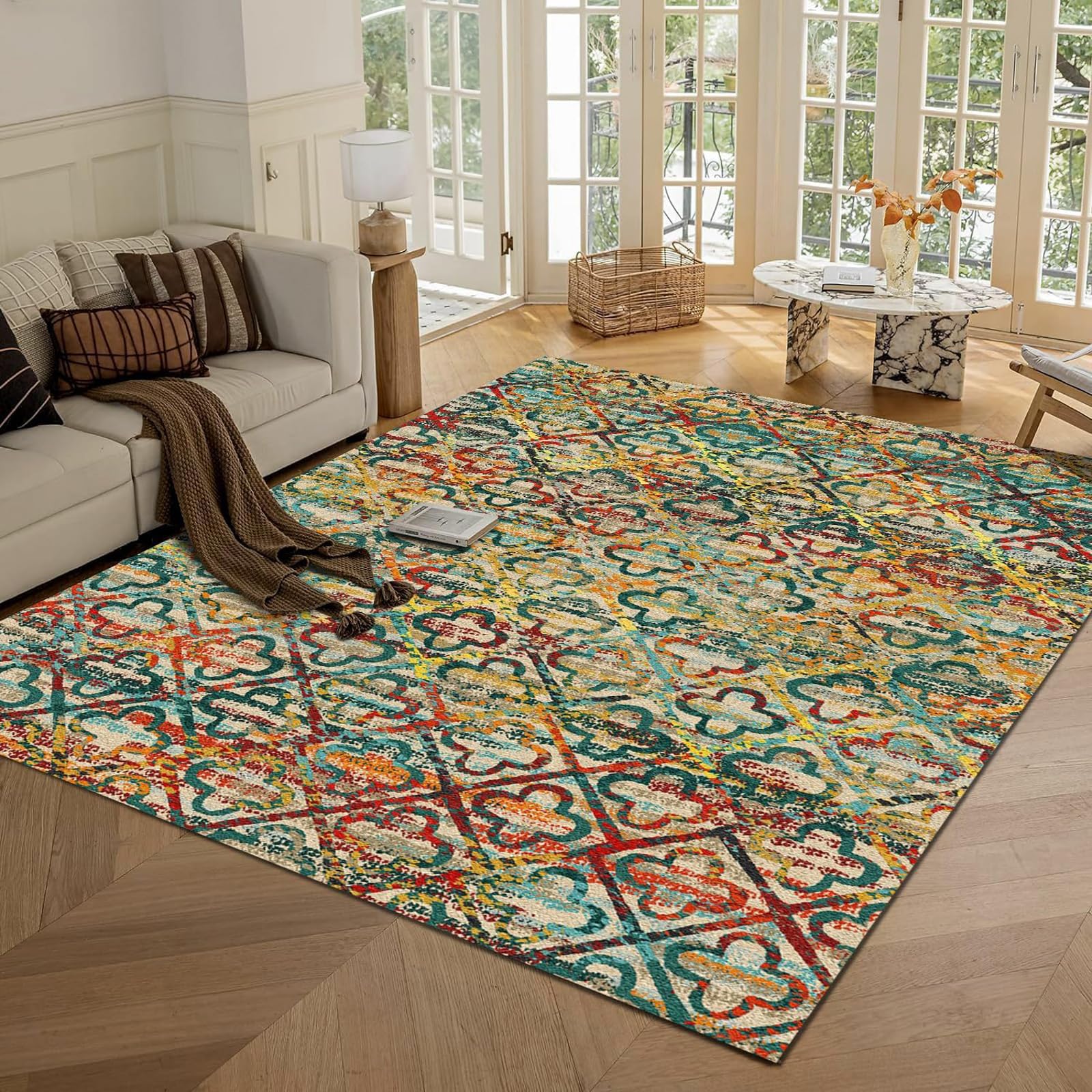 Tapis lavable antidérapant vintage pour réveiller la déco de votre cuisine