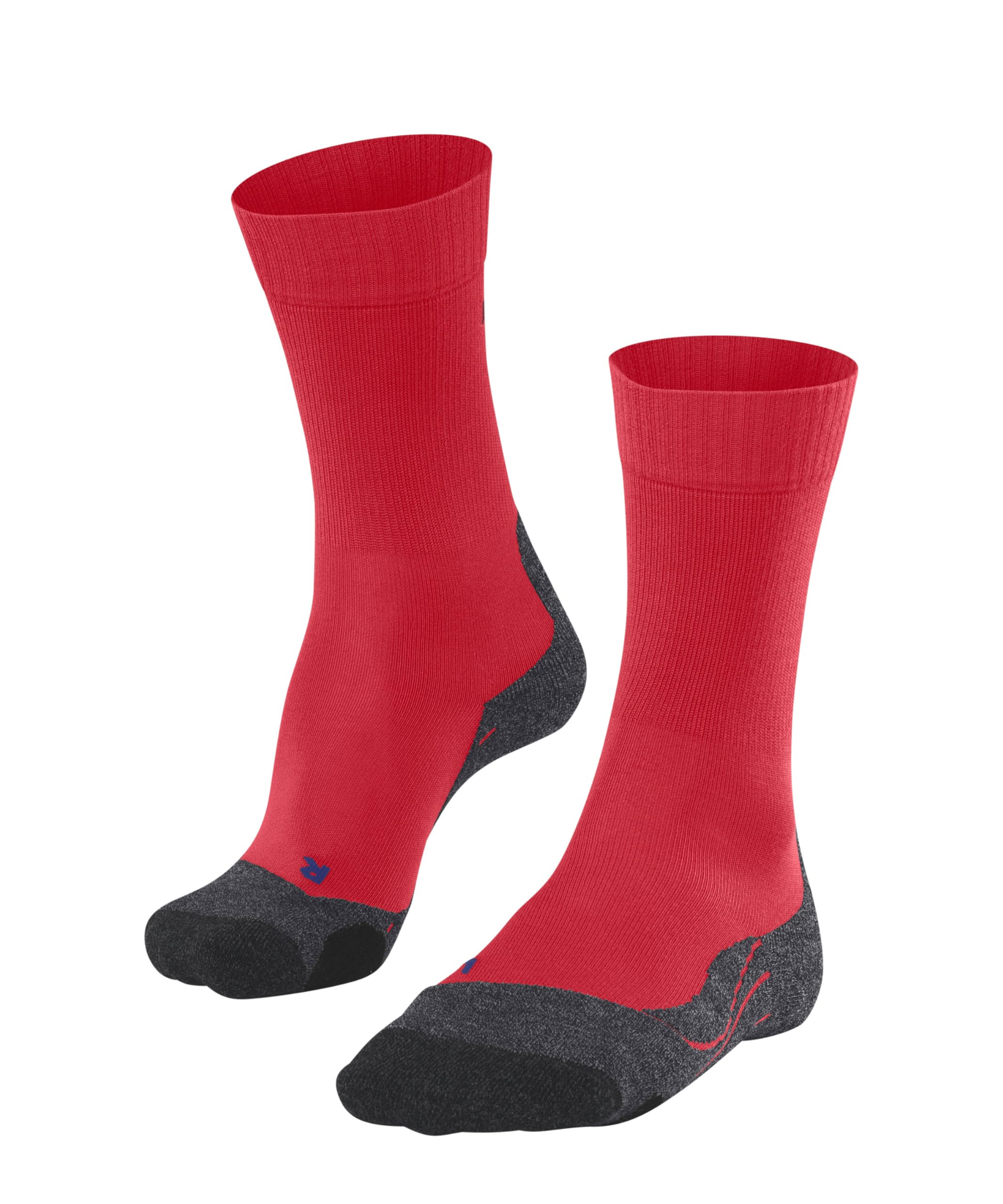 FALKE Men's TK2 Explore Cool M So Lyocell Functional Yarn Thick Anti-Blister 1 Pair Hiking Socks, Red Big 8178, 11-12.5