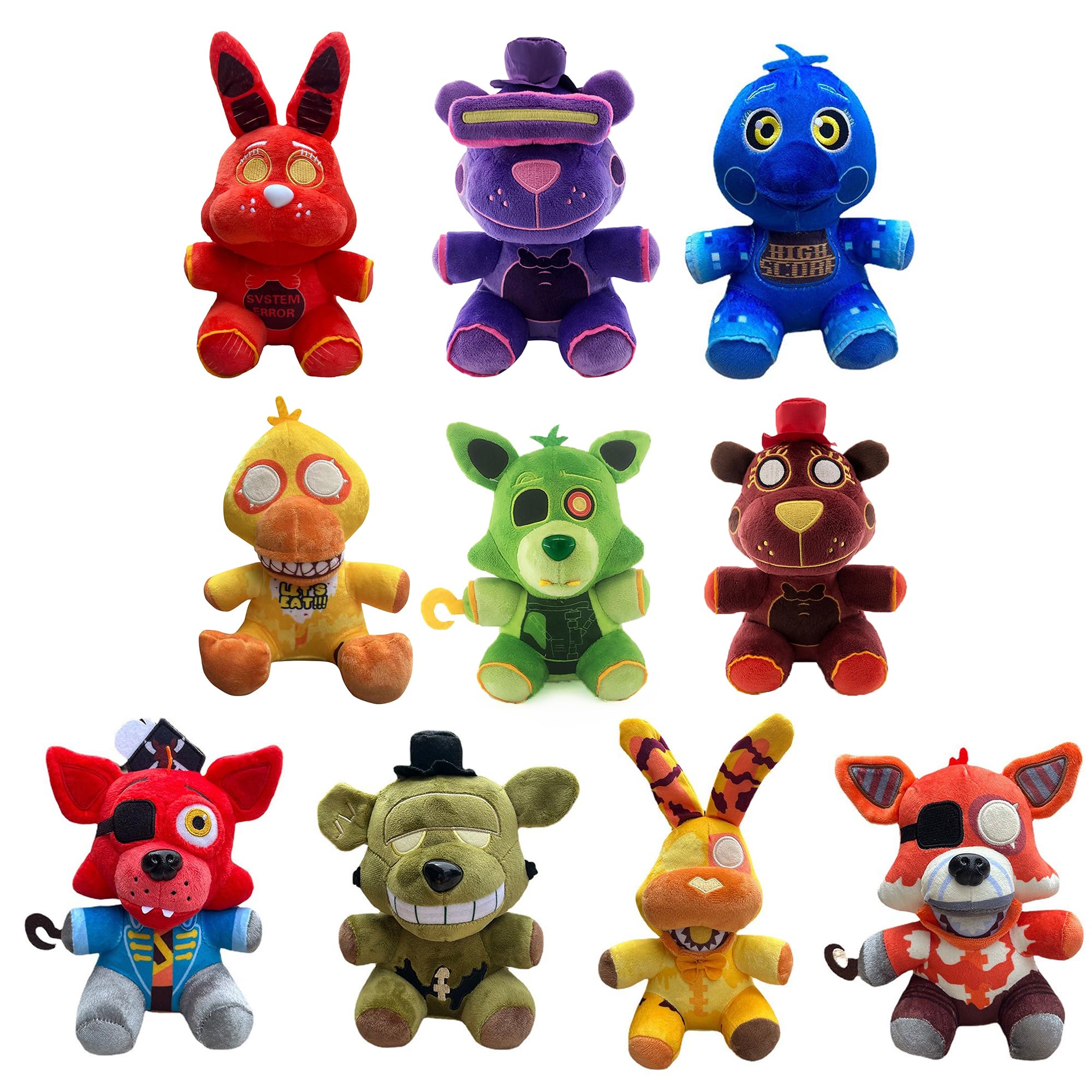 Peluche Funko FNAF Foxy Tie-Dye - 17,78 Cm - Licence Officielle Five Nights At Freddy's
