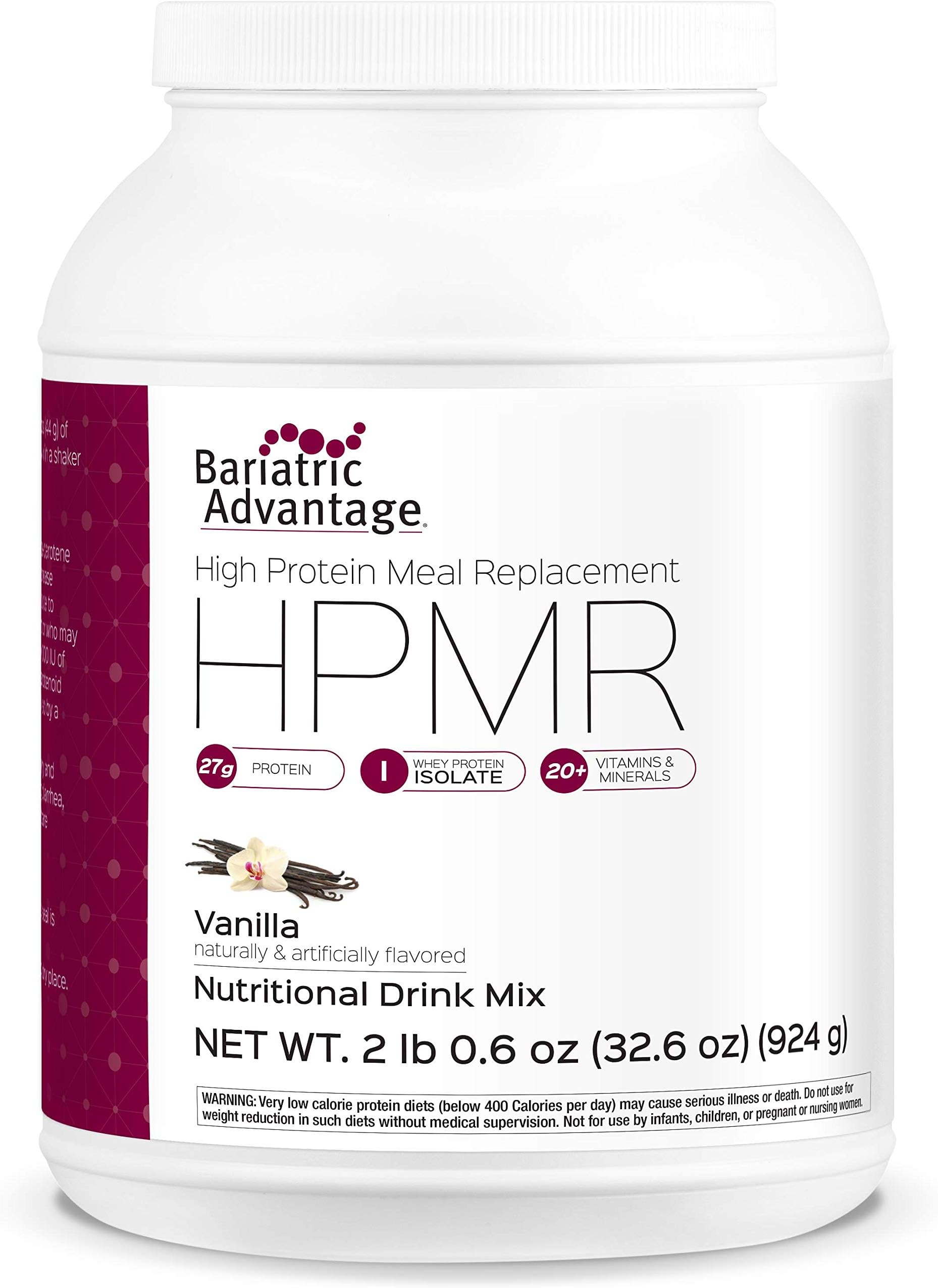 Bariatric Advantage - Meal Replacements (Vanilla, 21 Serving Tub)