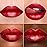 MAKI YIKA Red Lipstick for Women Metallic Lipsticks Glitter Long Lasting Lipstick No Smudge No Transfer Liquid Lip Gloss (BR20 Crushed Ruby)