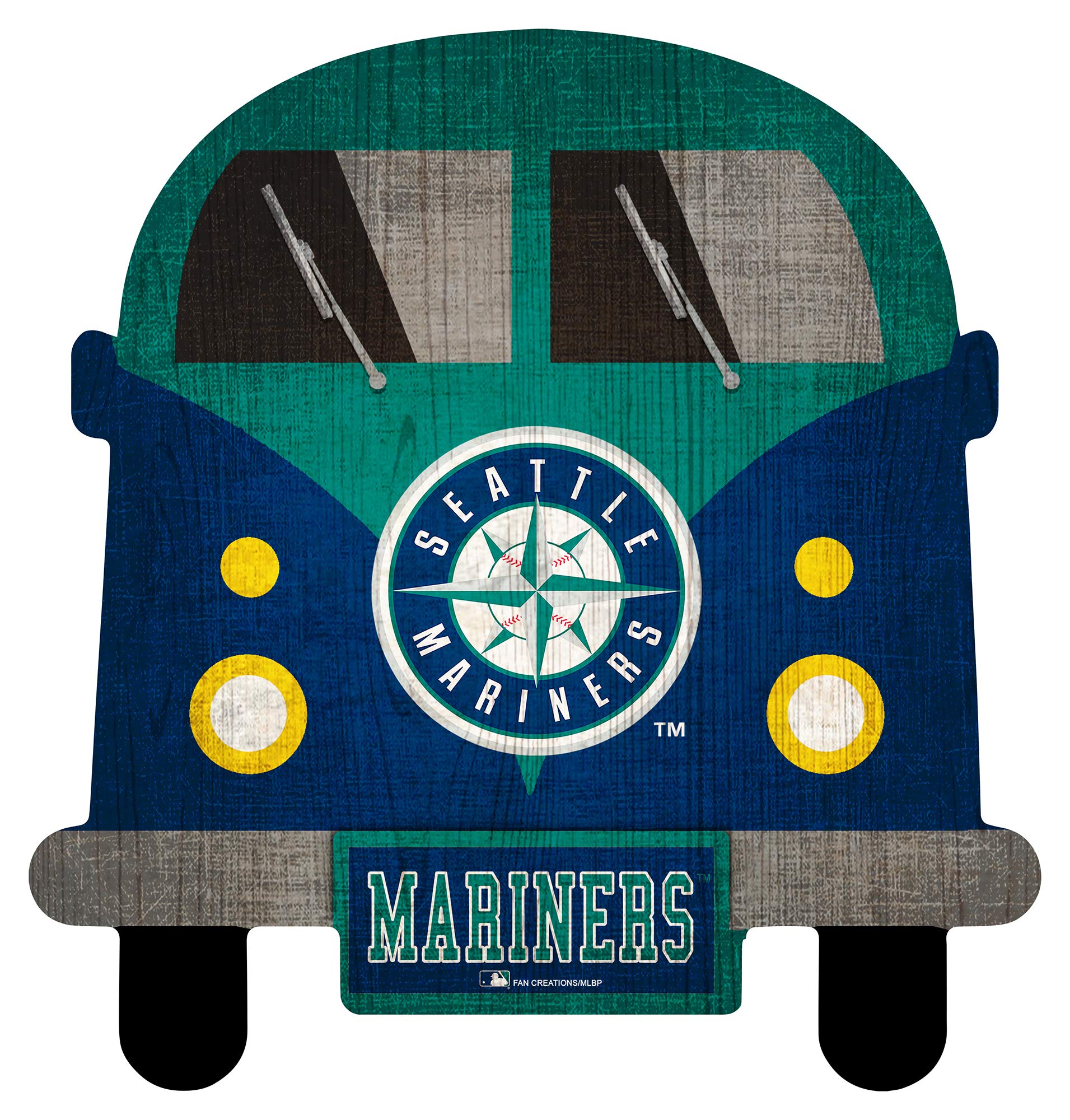 Fan Creations MLB 12 Inch Team Bus Sign