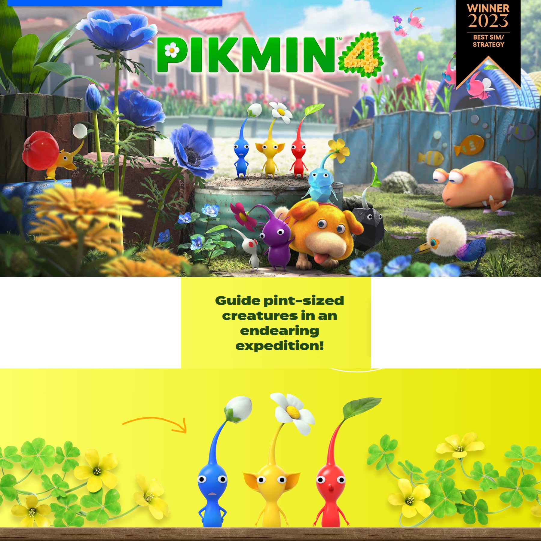 Amazon.com: Pikmin 4 for Nintendo Switch (US Version), with