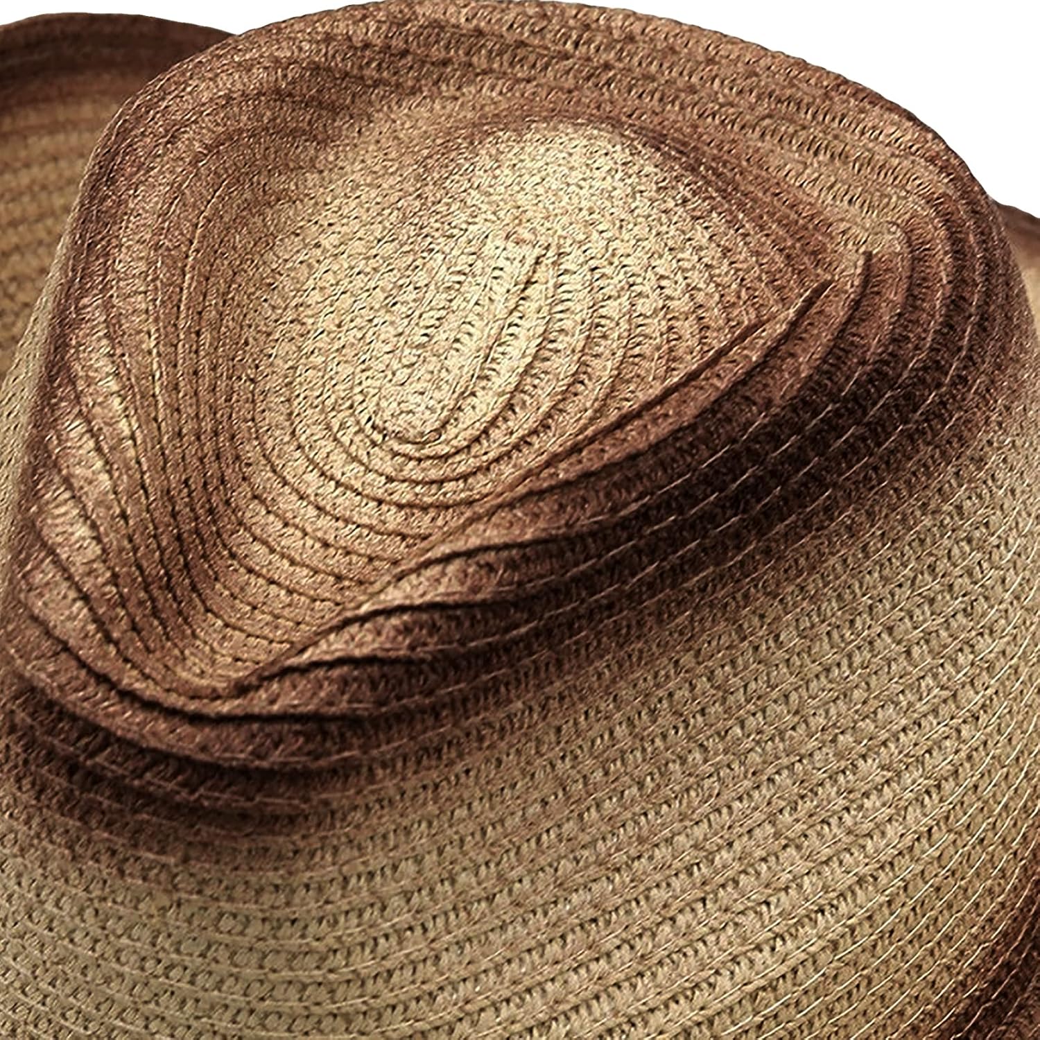 Cowboy Straw Hat Men Women Wide Brim Fedora Panama Bucket Hat UV Protection Vacation Cap Foldable Beach Western Cap - Image 4