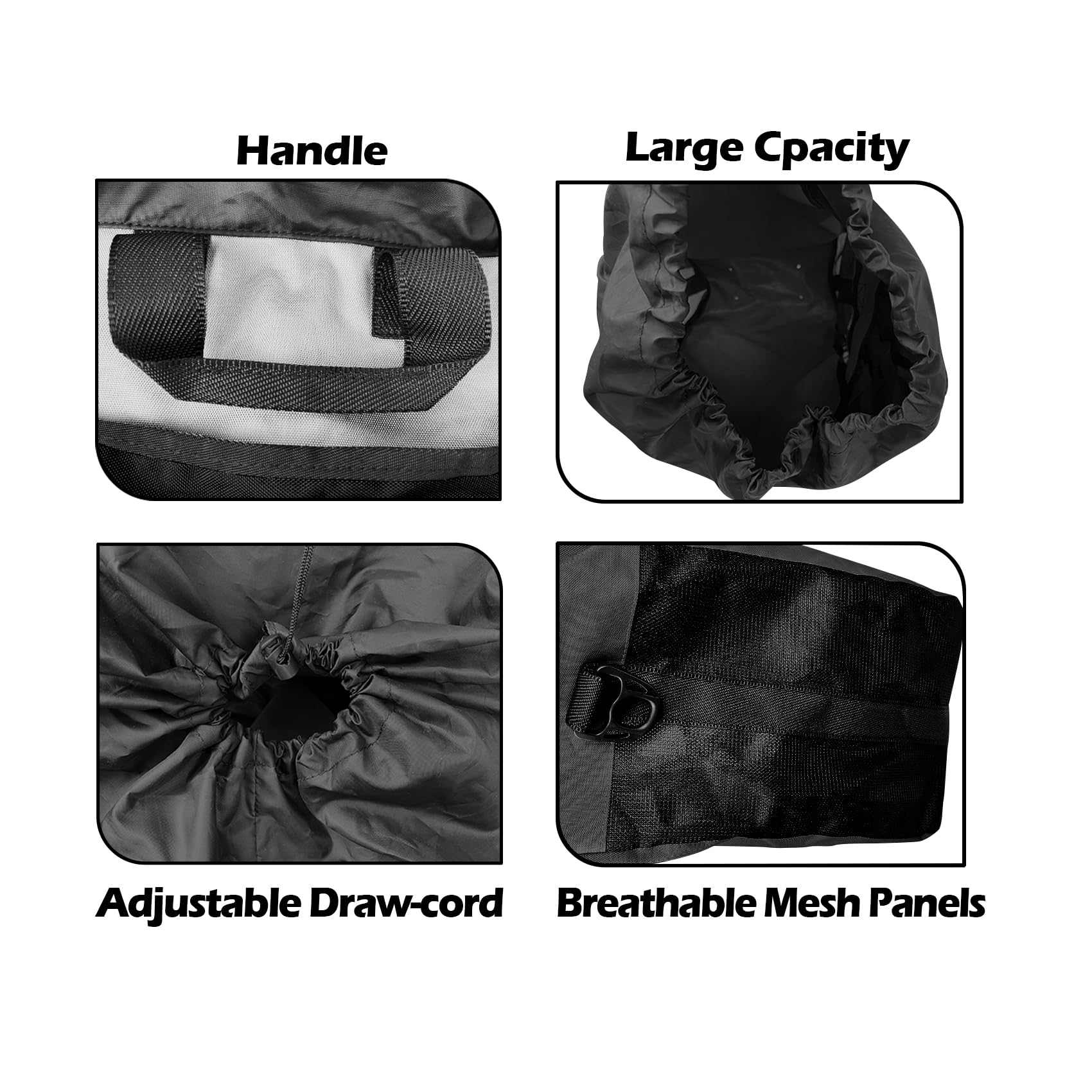 Riverruns Wathose für Angeln, Jagd, mit belüftetem Netz, Watstiefel Tasche, Fliegenfischen Aufbewahrungstasche für Angeln, Wandern, Camping