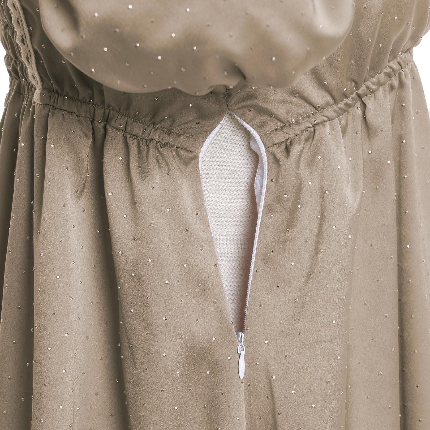 Regency Dresses for Women Luxurious Rhinestone Satin Victorian Party Gown - Image 5