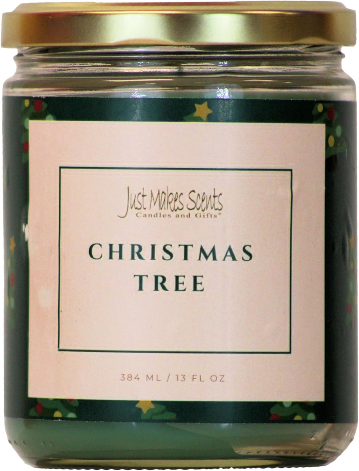 Christmas Tree Scented Blended Soy Candle (12 oz) by Just