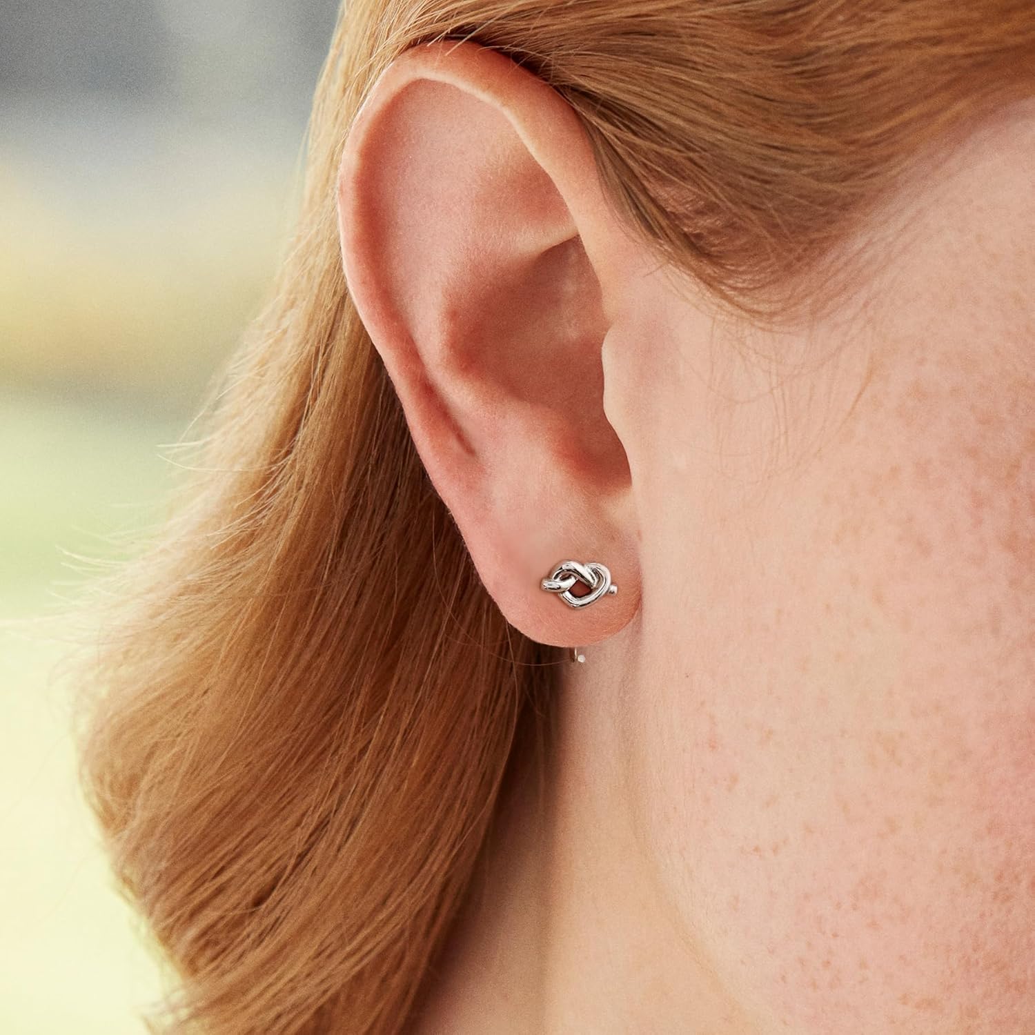 CHIC & ARTSY 925 Sterling Silver Half Hoop Earrings for Women, Adjustable Huggie & Threader Hoop Earrings Collection, Hypoallergenic Lightweight Sleep & Everyday Earrings with Symbolic Designs - Image 3